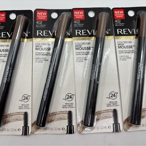 LOT 4 Revlon ColorStay EyeBrow Mousse Makeup Defined Look #402 Soft Brown
